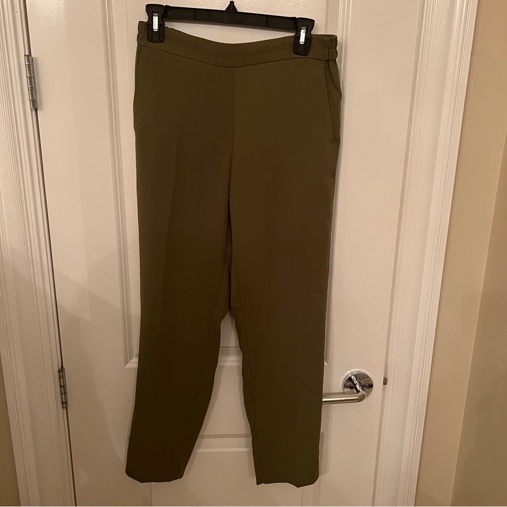 J. Crew Olive pull on pant size 8